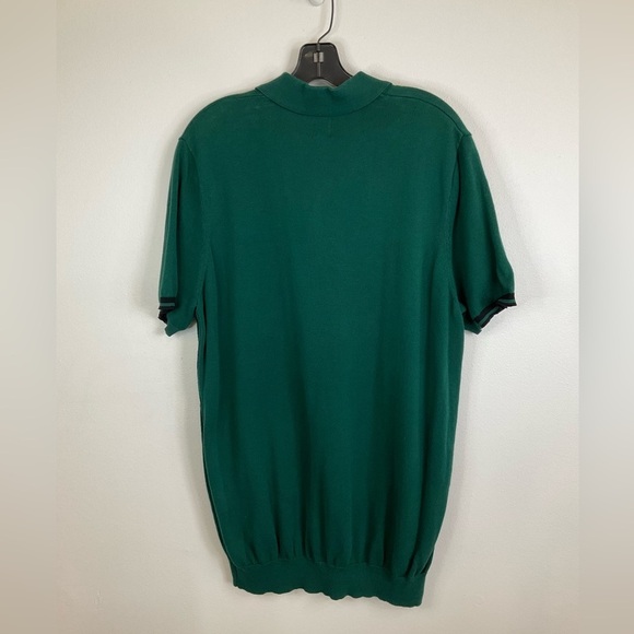 NWT, River Island Mens Emerald Smooth Cotton Luxurious Soft Polo Shirt, sz 2XL - Picture 3 of 11